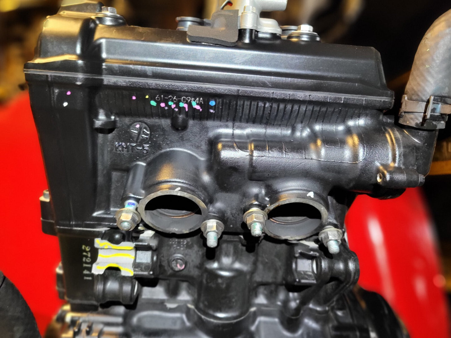 2023 Kawasaki Ex650 Engine Motor 2247 Miles * Has Some Damage* ✅