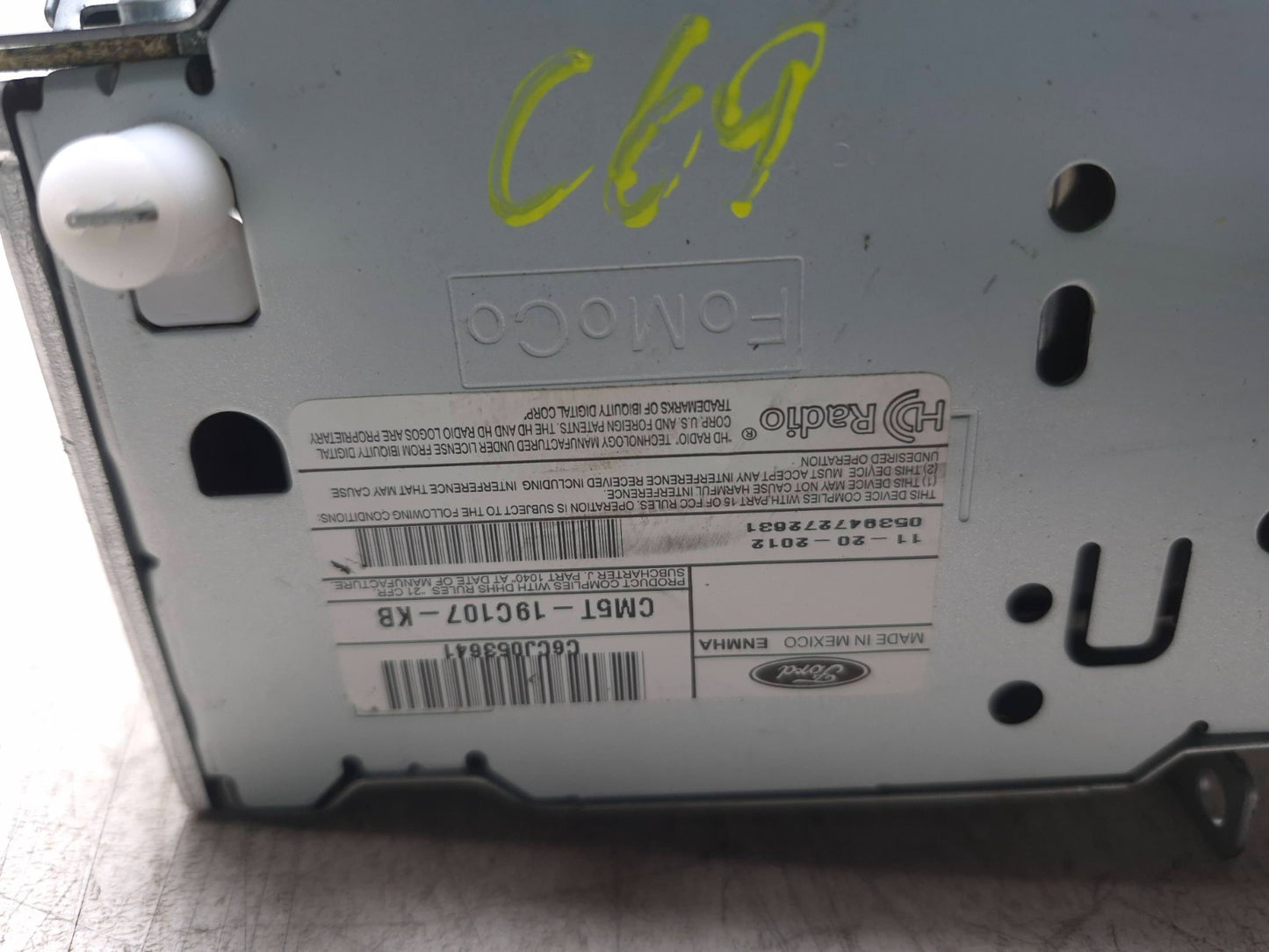 2013 Ford Focus St Single-disc Cd Player  Am/fm Radio Mp3 OEM ✅
