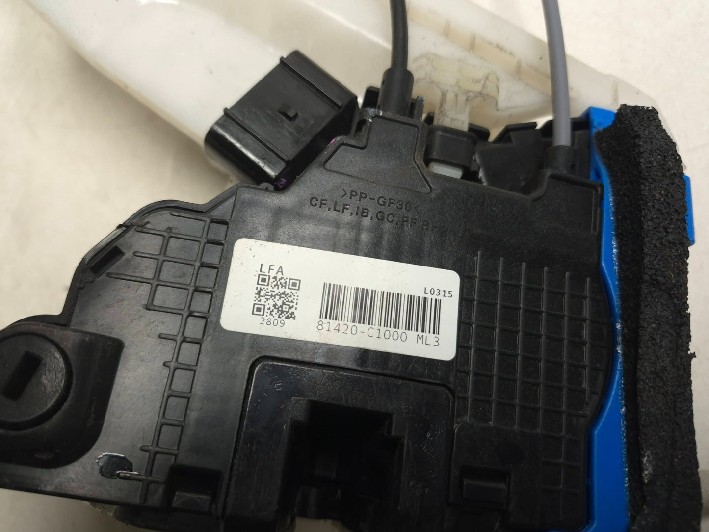 2018 Hyundai Sonata Rear Door Lock Latch Actuator Right Passenger Side OEM