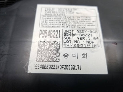 2018 Kia Forte Bcm Body Control Module OEM