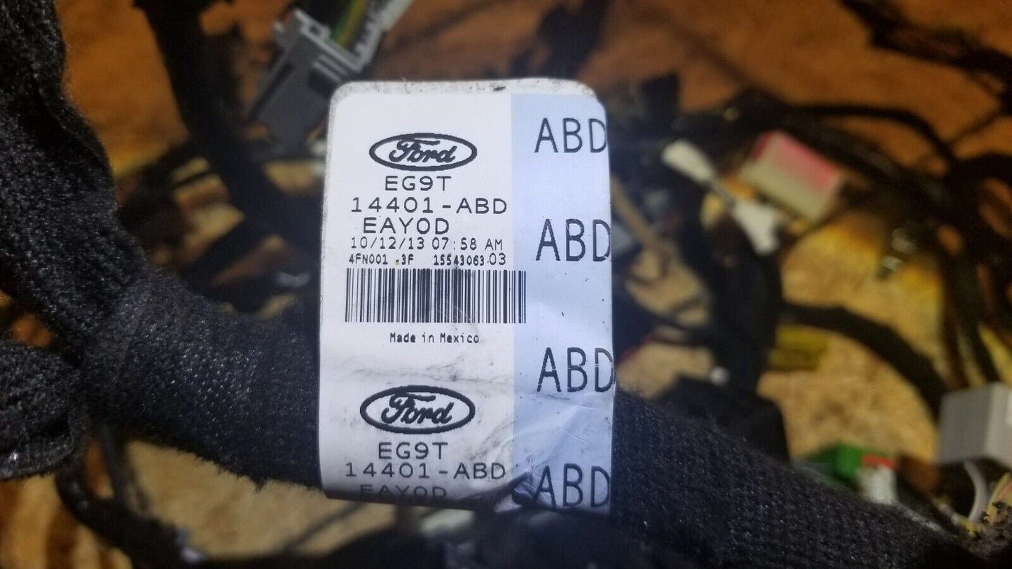 14 15 16 Ford Fusion Dash Dashboard Wire Harness OEM