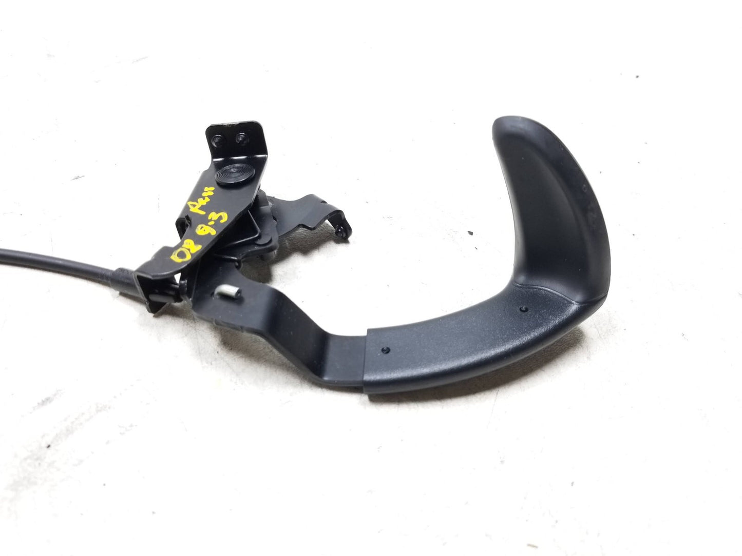 11 Saab 9-3 Seat Side Trim W/ Guide Sleeve & knob Front Passenger Side Right OEM