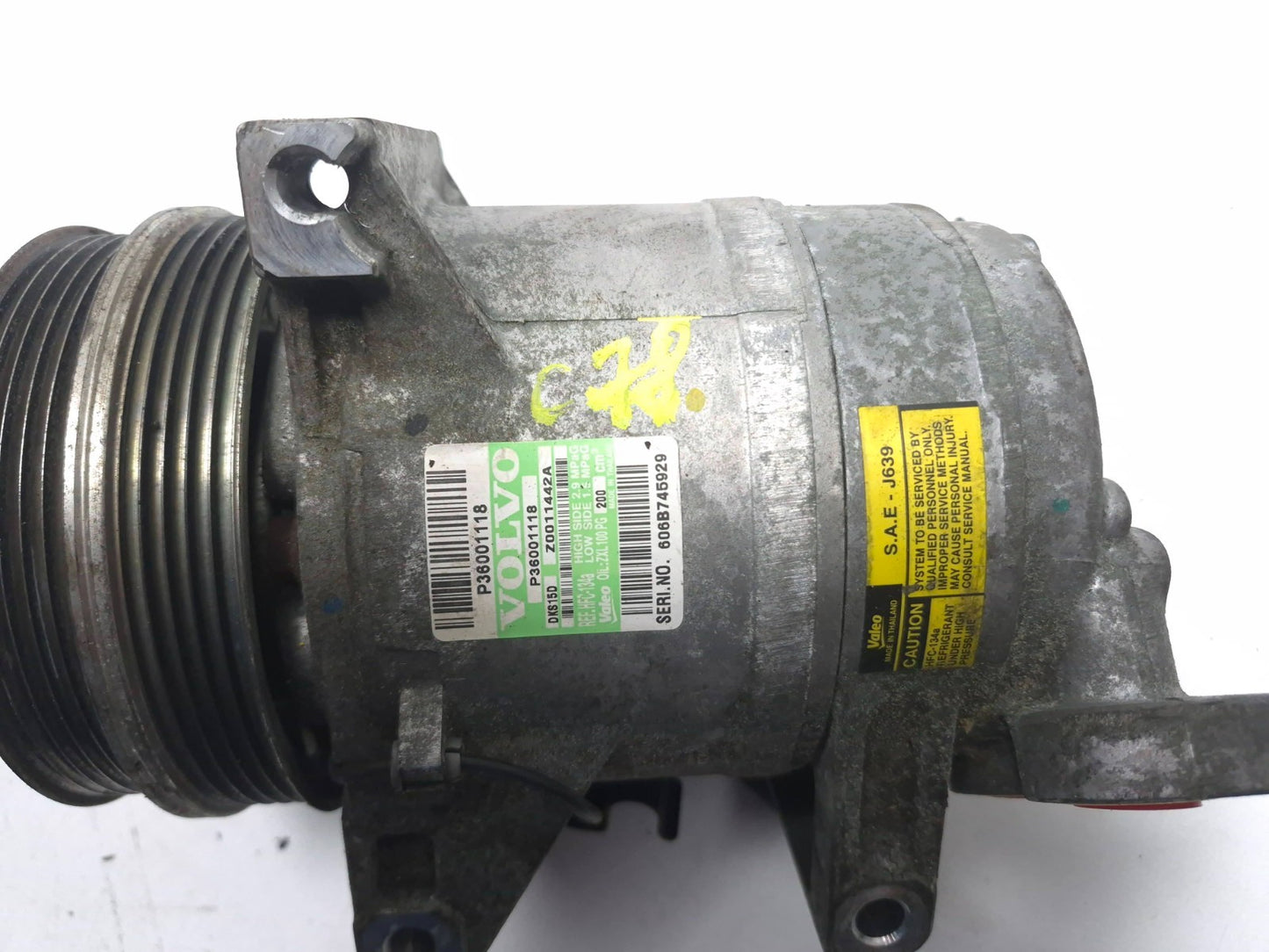 2012 Volvo C30 Ac Compressor OEM