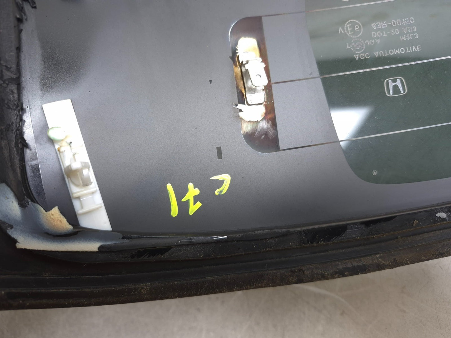 2012 Honda Cr-z Rear Tailgate Back Window Glass OEM