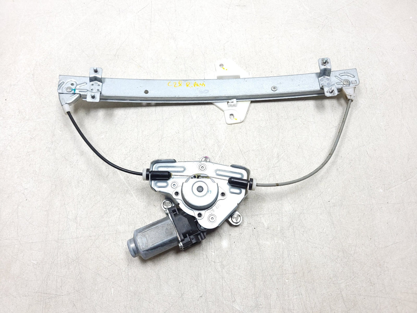 12-17 Hyundai Accent  Rear Right Pass Side Door Window Regulator W/ Motor OEM