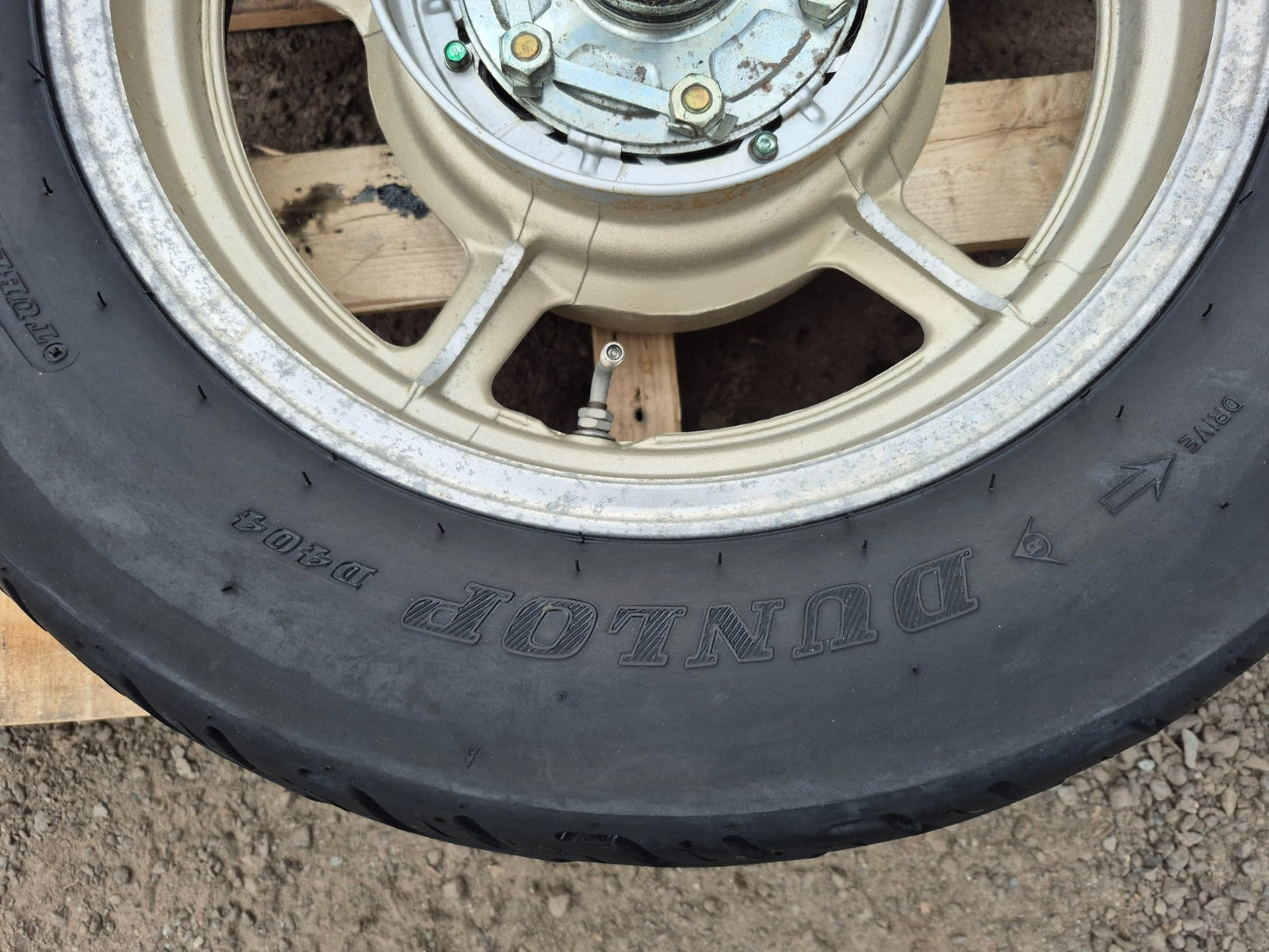 1993 Yamaha Xv750 Wheel Rim W/ Tire Front & Rear Pair R 19 R 15 OEM