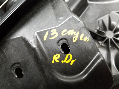 2013 Porsche Cayenne Window Regulator Motor Rear Driver Side Left OEM