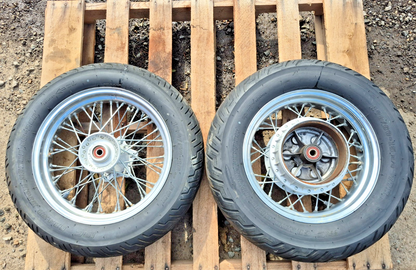 2004 Suzuki Vl800 Boulevard C50 Wheel Rim & Tire Front & Rear *straight* OEM
