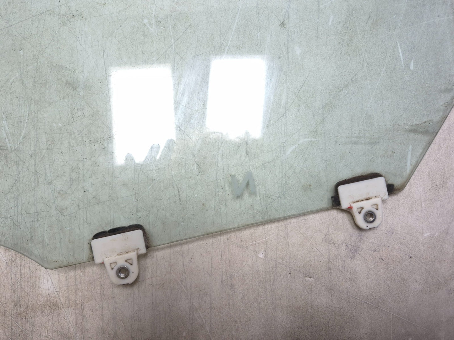 2012 Nissan Leaf Rear Door Window Glass Driver Side Left OEM