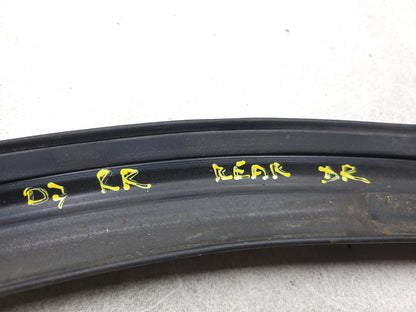2007 Range Rover Rear Door Molding & Weatherstrip Seal Driver Side Left Set OEM