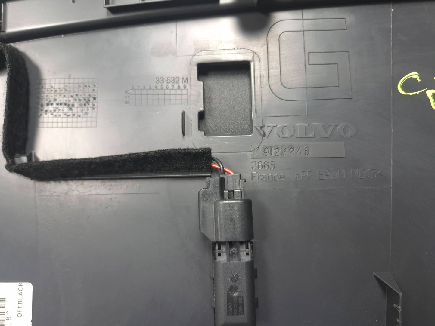 2012 Volvo C30 Dash Glove Box Storage Compartment OEM