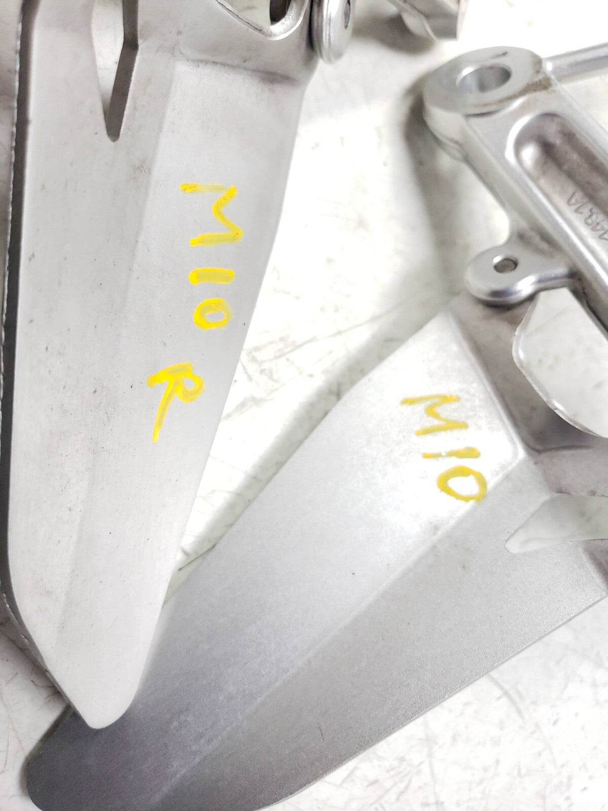 2008 - 2010 Ducati 848 Front Foot Peg W/ Bracket Left & Right OEM