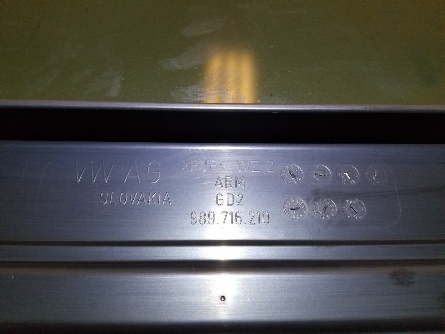 2015 Audi Q7 Center Sunroof Glass OEM