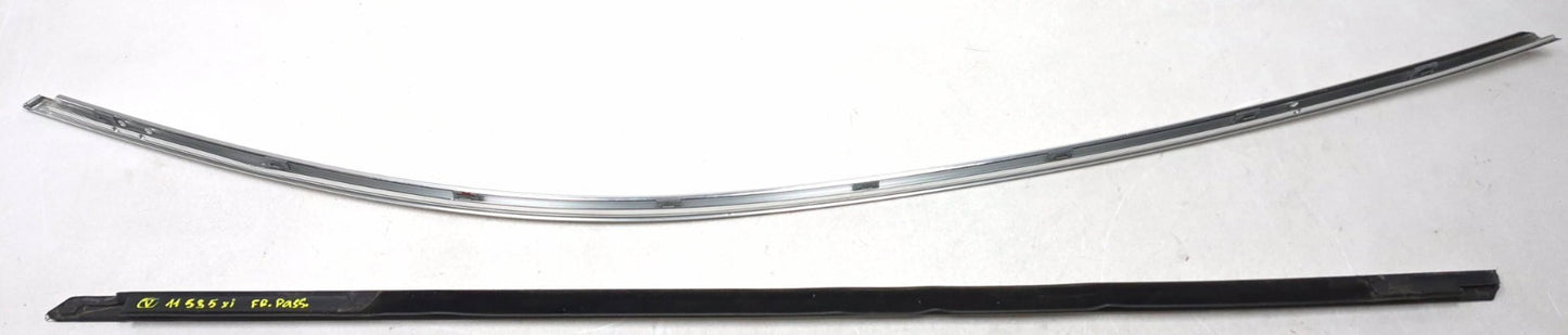 2011 BMW 535i F10 Front Door Window Belt Molding Passenger Side Right OEM