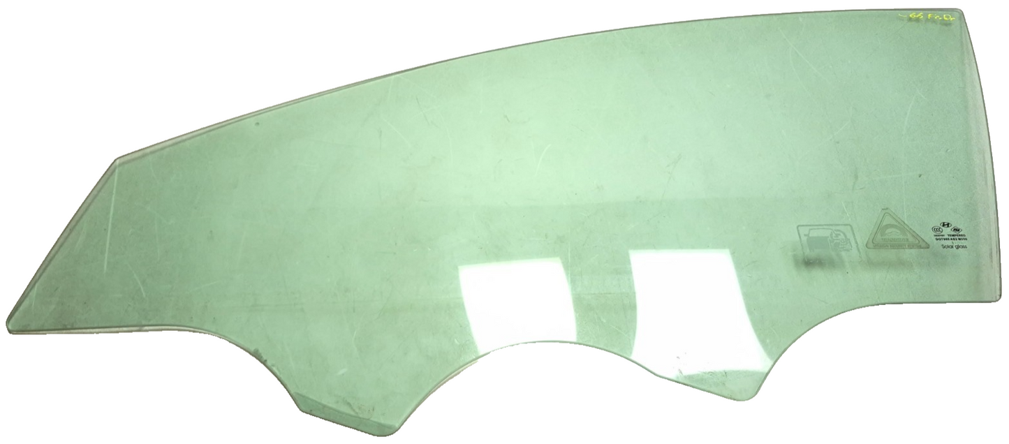 2012 Hyundai Sonata Front Driver Door Window Glass OEM