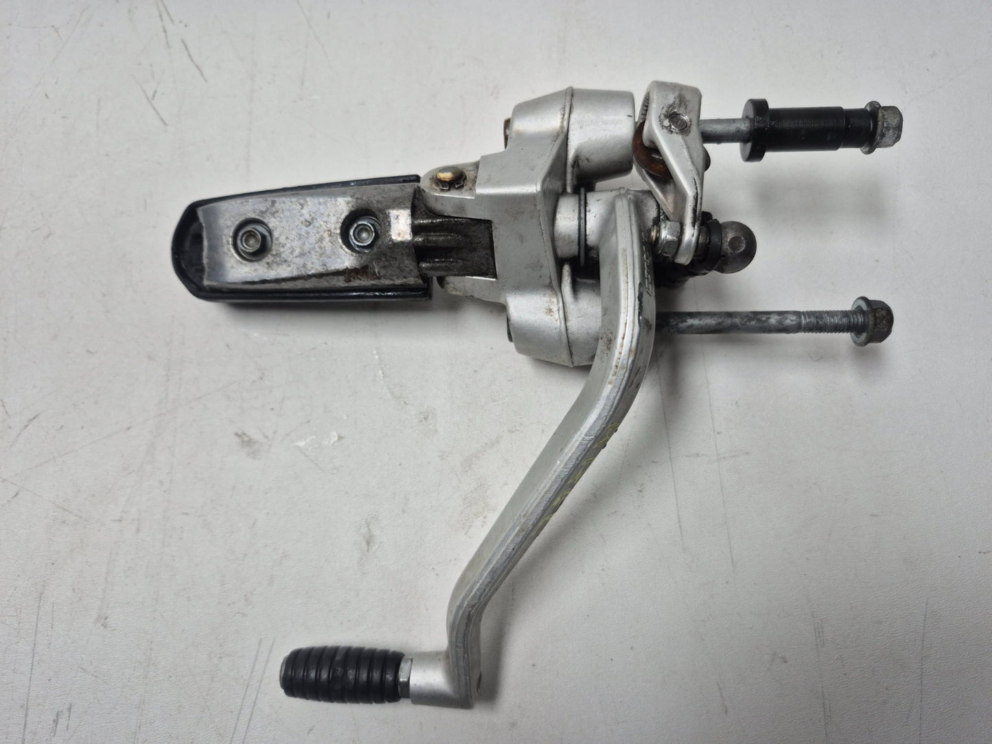 2022 Moto Guzzi V7 Front Left Foot Peg & Bracket W/ Shifter Gear Lever OEM