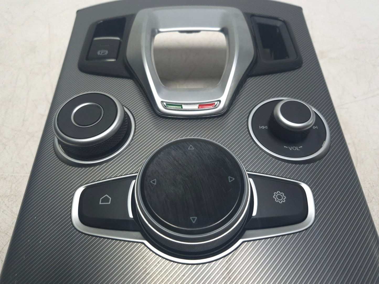 2024 Alfa Romeo Stelvio Center Console Shifter Bezel Trim W/ Switch OEM