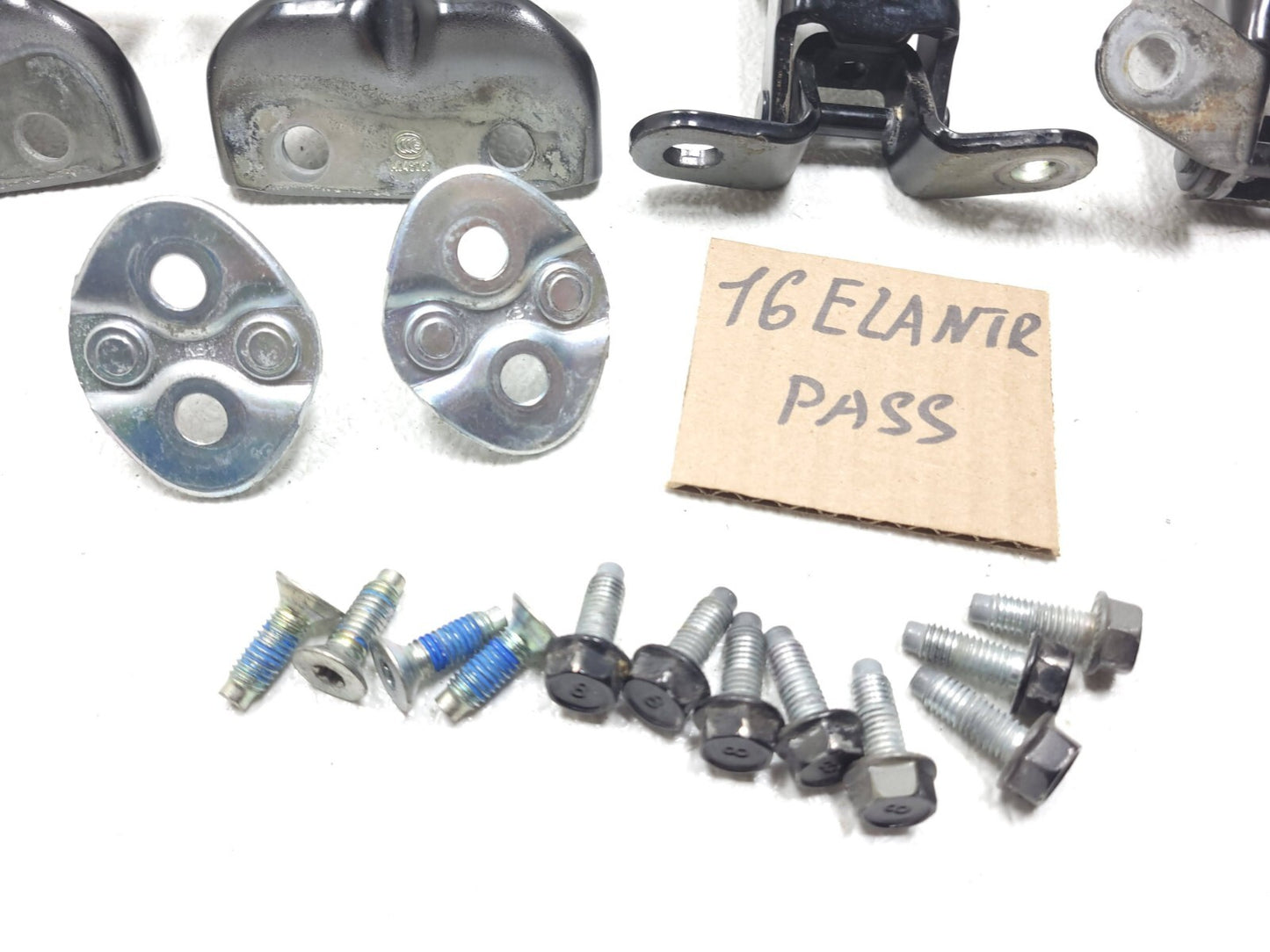2016 Hyundai Elantra Door Hinge Front & Rear Right Passenger Side Set OEM