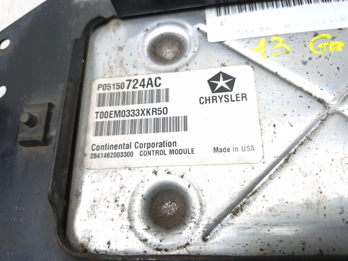 2013 Dodge Grand Caravan Ecu Ecm Engine Control Module 05150724ac Oem✅