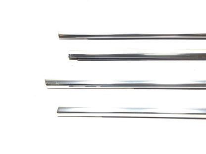 2010 - 2019 Jaguar XJ Door Glass Belt Seal Molding Set 4 OEM