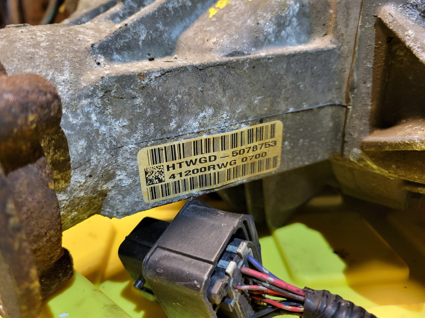 2008 Acura Mdx Rear Differential Carrier 3.7l OEM