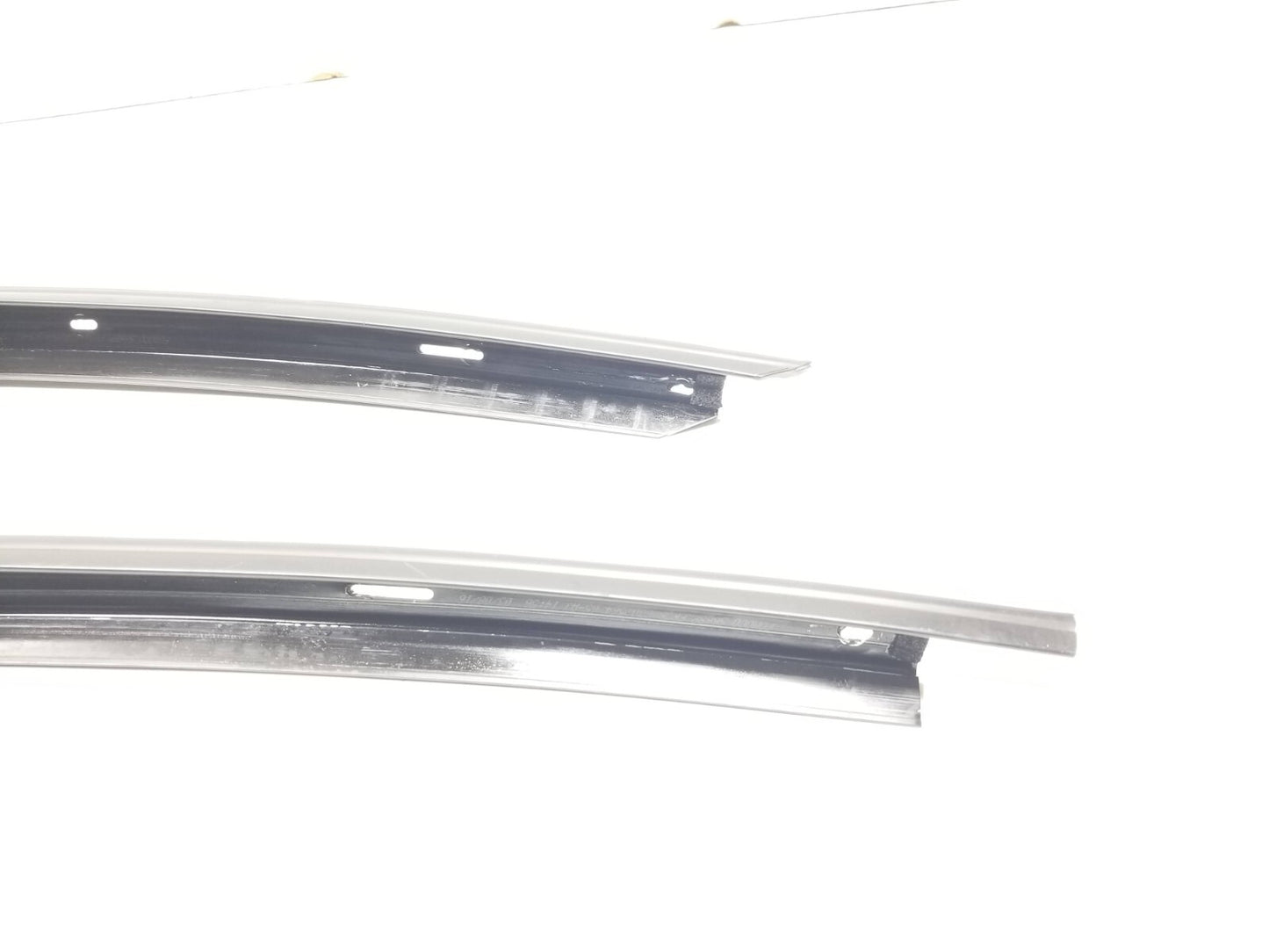 15 16 17 Ford Mustang Gt Front Door Window Top Strip Trim Left & Right Pair OEM