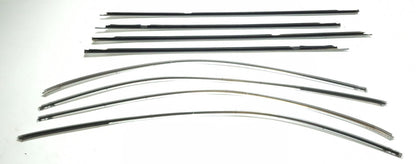 2011 Mercedes S400 W221 Door Window Belt Chrome & Upper Molding Trim 8pcs OEM