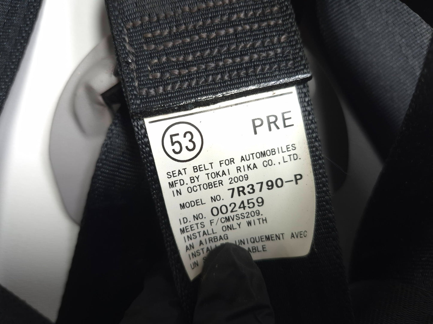 2010 Lexus Hs250h Front Seat Belt Retractor Left & Right OEM