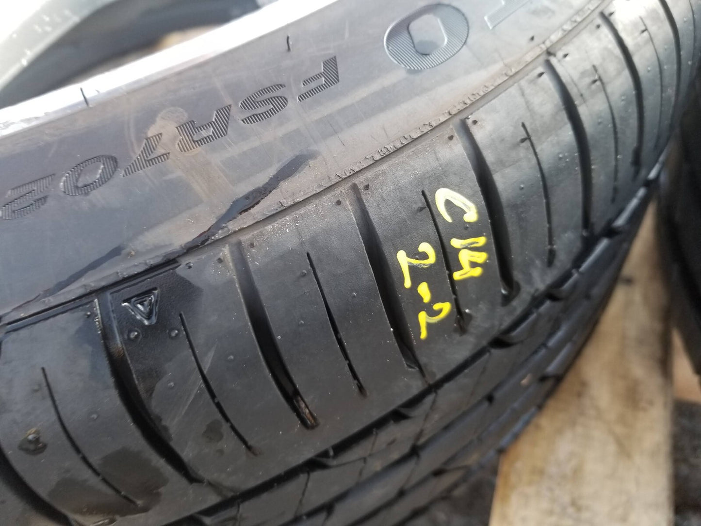 2015 Mercedes C300 W205 Amg Wheel Rim R18 W/ Tire 245/40zr18. Two Wheels OEM