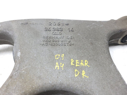 09-12 Audi A4 Quattro Rear Control Arm Driver Side Left 3pcs OEM
