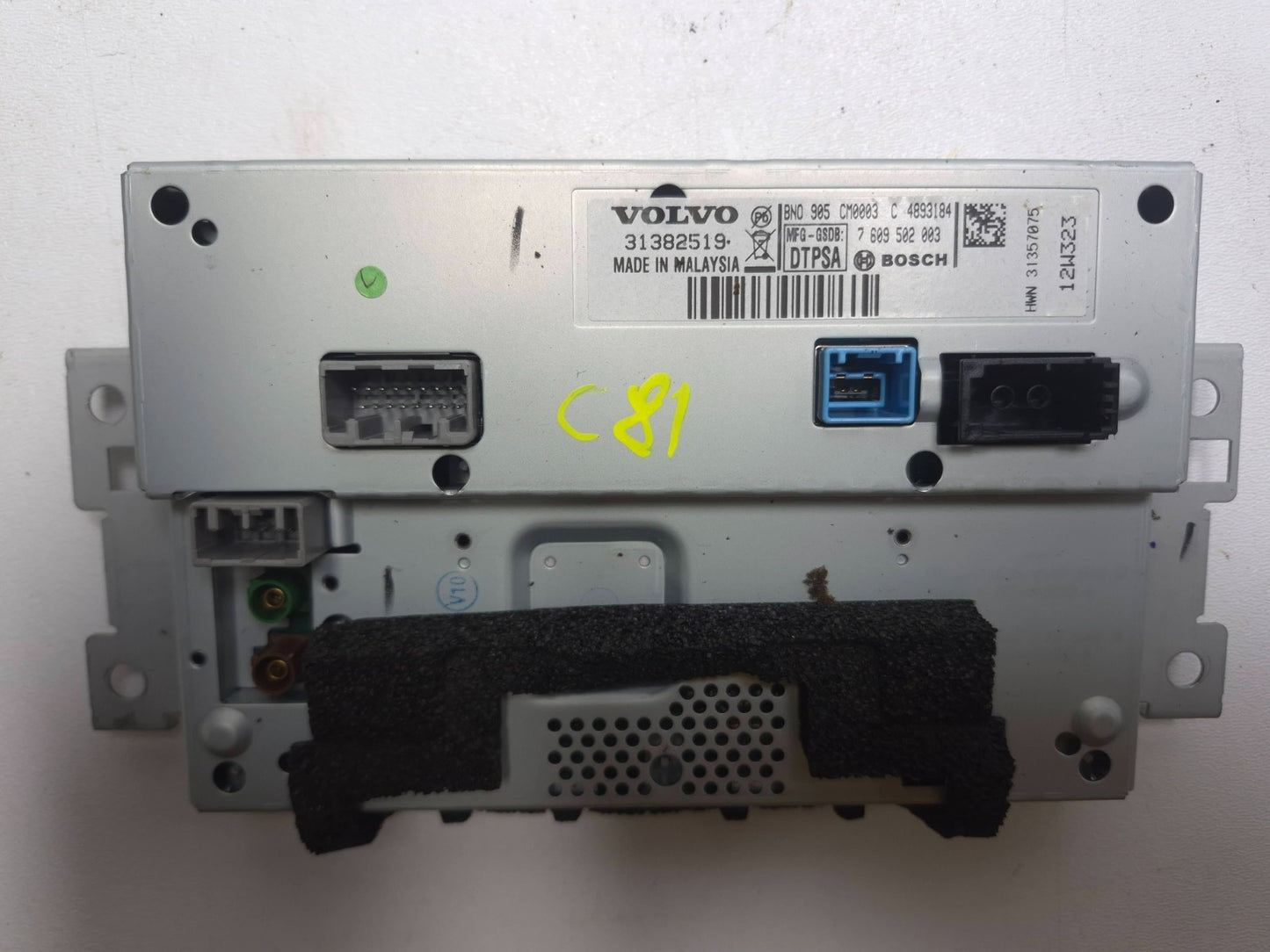 2013 Volvo S60 Information Display Screen OEM