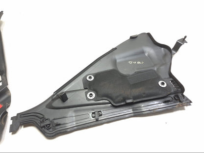 2013 BMW 328i F30 Windshield Wiper Apron Cover Trim Left & Right Pair OEM