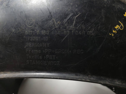2007 Bmw 5 Series Fender Liner Splash Guard 4pcs OEM