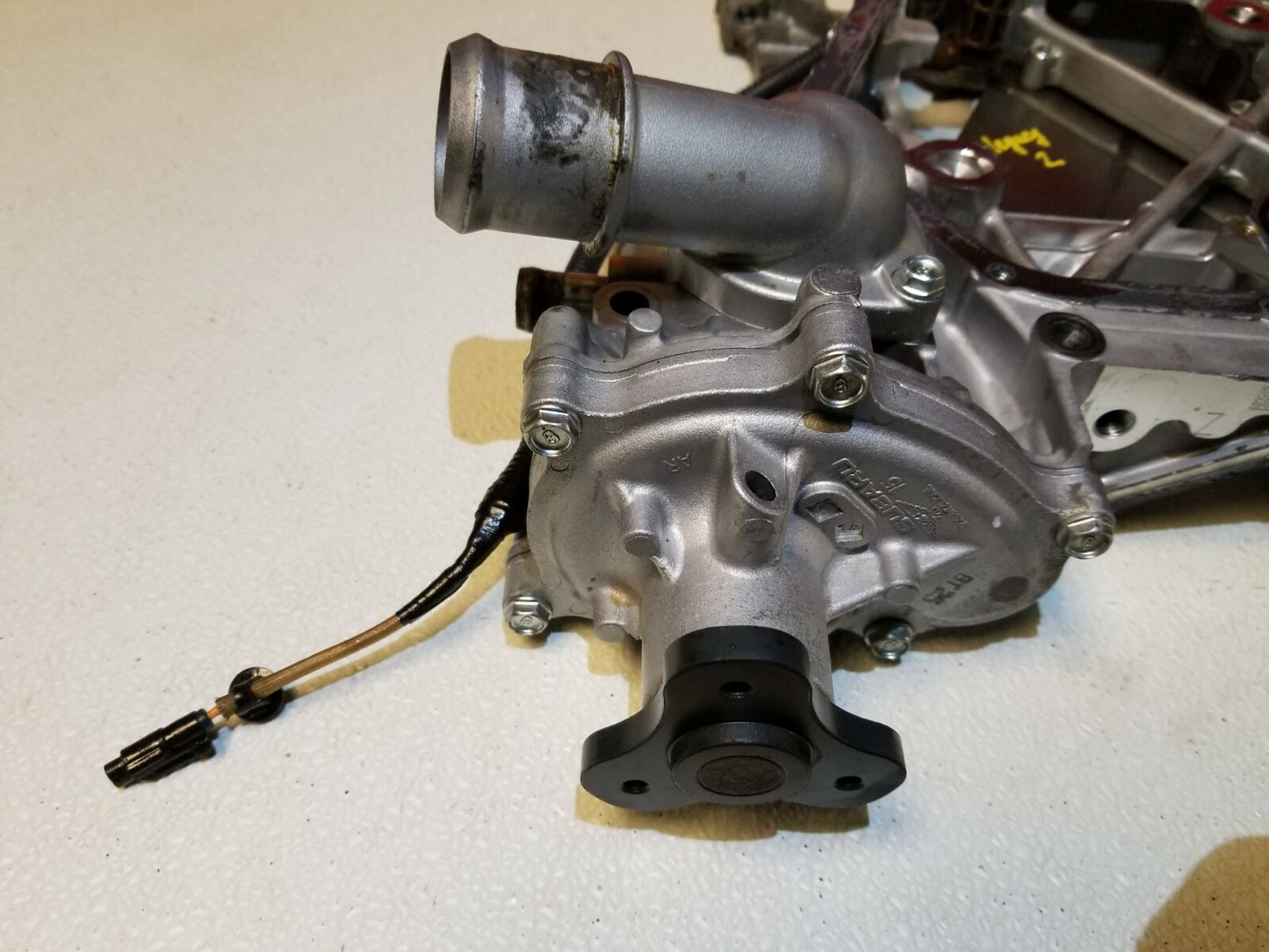 2017 Subaru Legacy Engine Upper Oil Pan W/ Water Pump 2.5l OEM