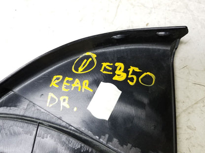 10-16 Mercedes E350 E500 Door Window Frame Trim & Seals Rear Driver Side Lh OEM