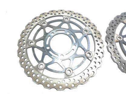 2009 Kawasaki Concours 14 Zg1400 Front Brake Rotor Disc Left & Right Pair OEM