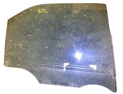 2007 Cadillac CTS Rear Passenger Door Window Glass OEM