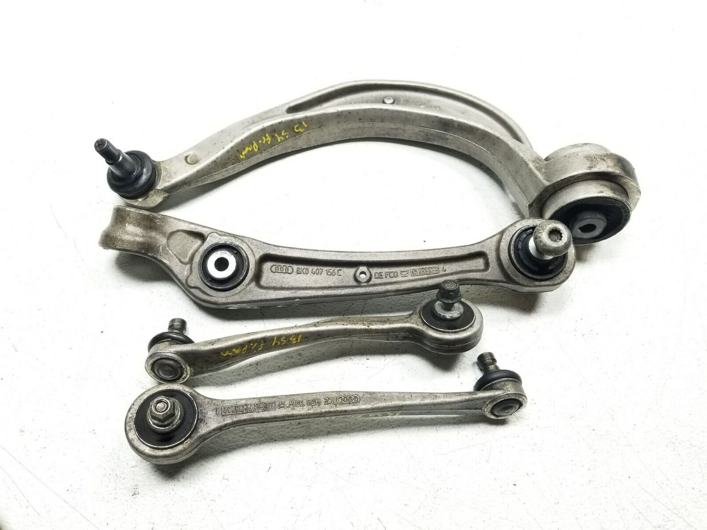 2013 Audi S4 Front Control Arm Right Passenger Side 4 Pcs OEM