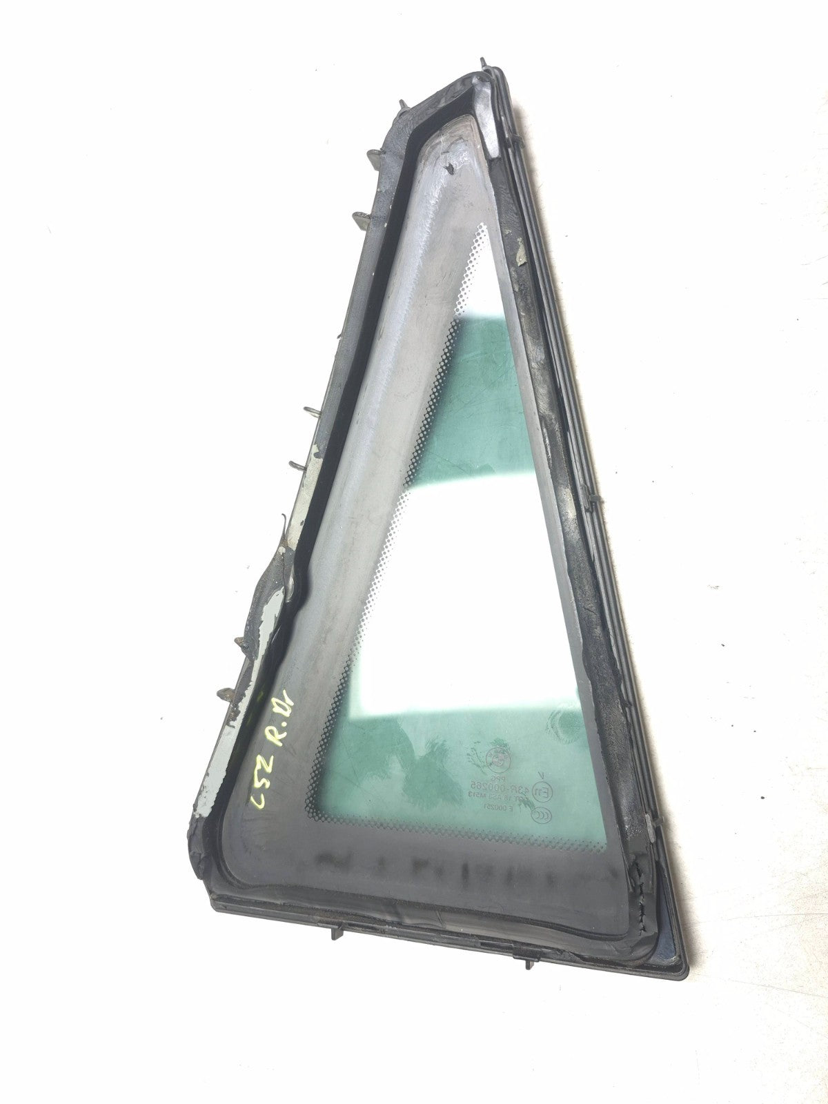 2008 BMW X6 E71 Rear Door Vent Quarter Window Glass Driver Side Left OEM