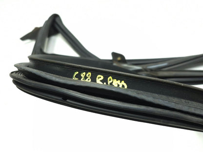 2018 Tesla Model 3 Rear Door Seal & Belt Molding Passenger Side Rh 3pcs OEM