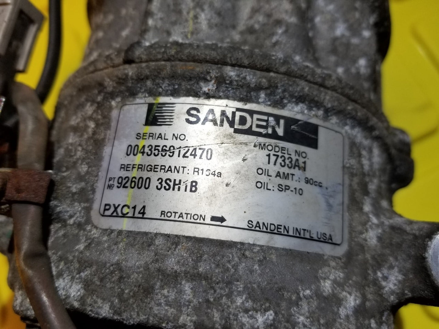 13 - 16 Nissan Sentra A/c Compressor OEM
