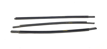 2012-2017 Hyundai Accent Exterior Door Window Belt Molding 3 Pcs