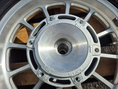 2014 Triumph America Wheel Rim W/tire Metzeler Front & Rear Pair OEM