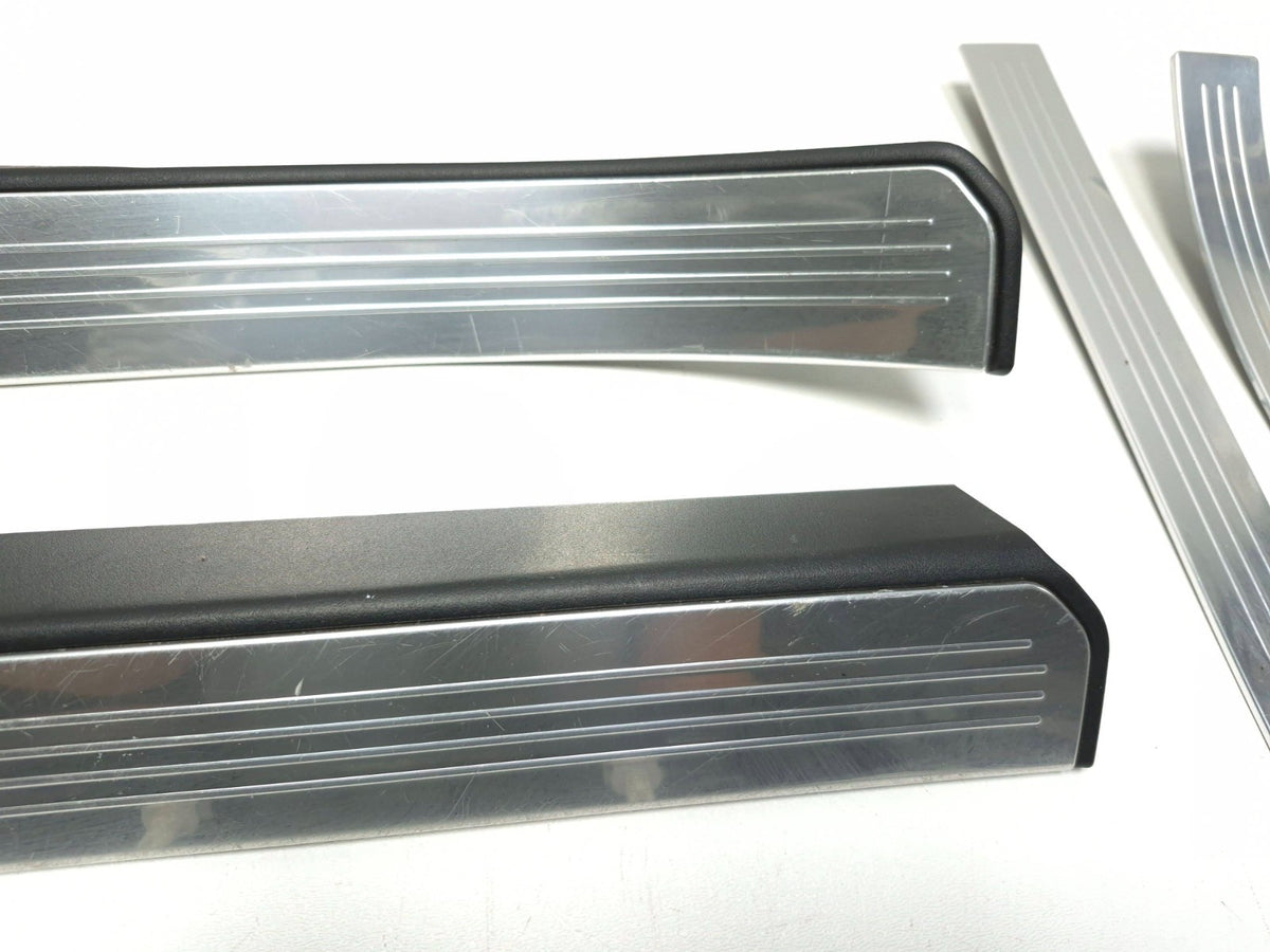 2010 Mercedes S400 W221 Door Sill Scuff Plate Trim Front & Rear OEM