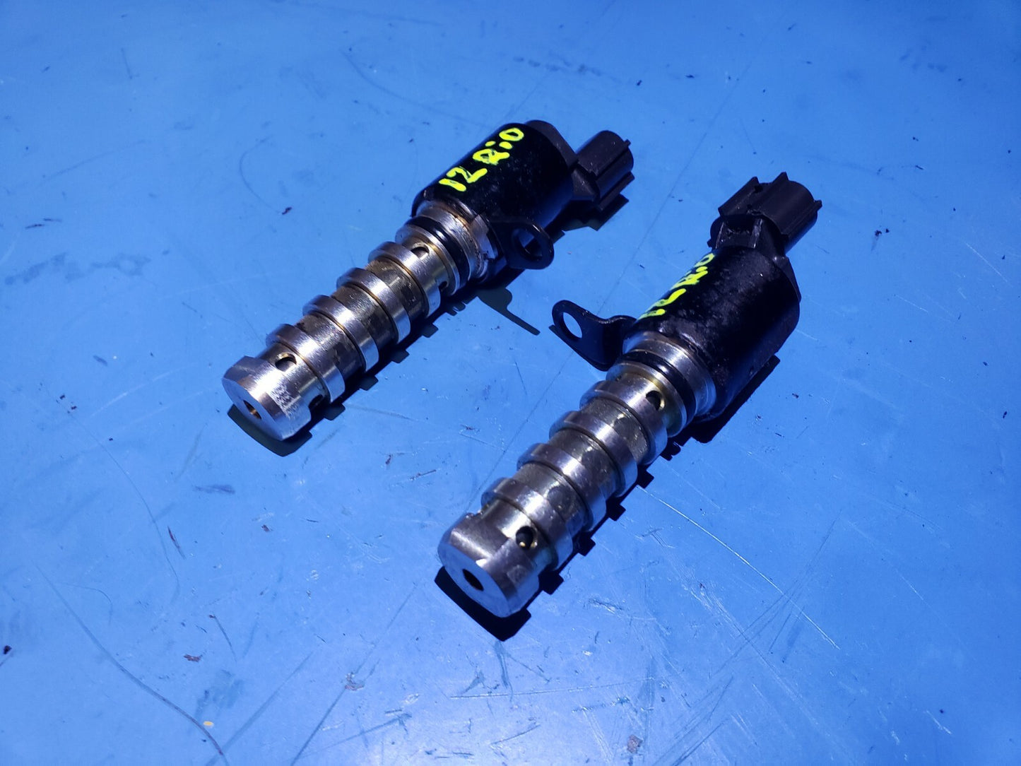 2014 Kia Rio Vvt Solinoid Valve 2pcs OEM 54k