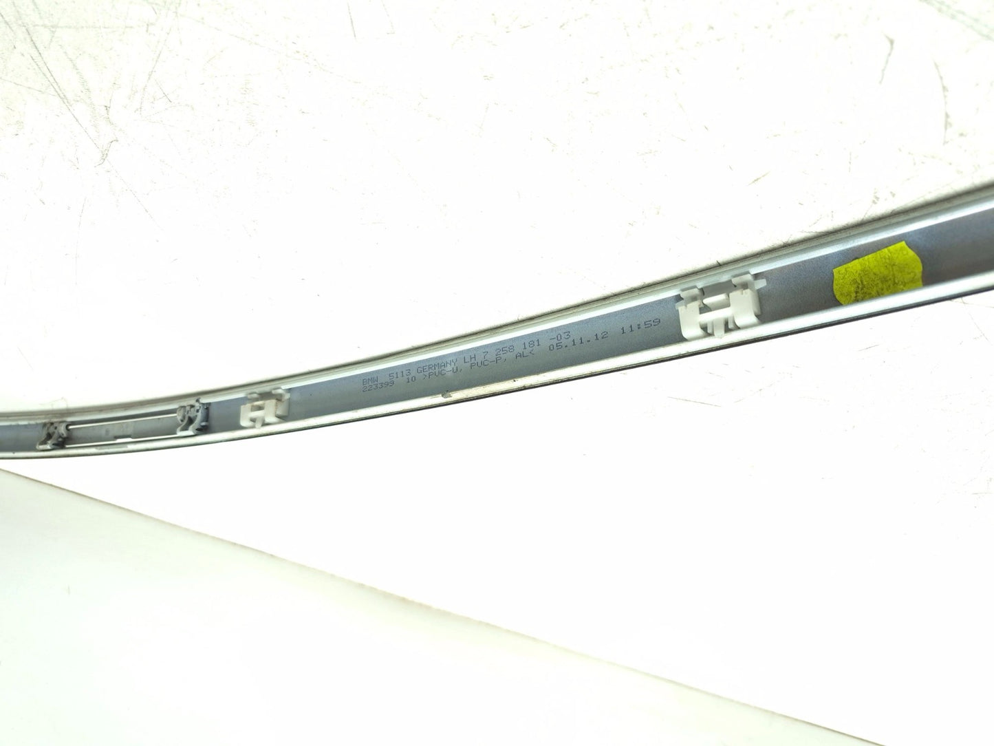 2013 BMW 328i F30 Sedan Roof Rack Rail Drip Molding Trim Left & Right OEM
