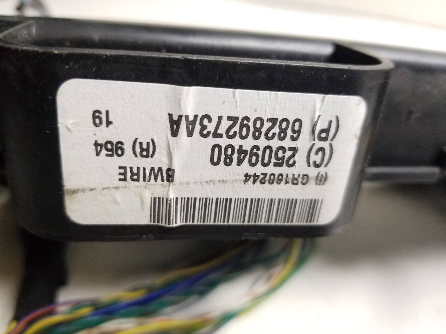 2016 Dodge Grand Caravan Interior Floor Wire Harness Passenger Side Right OEM
