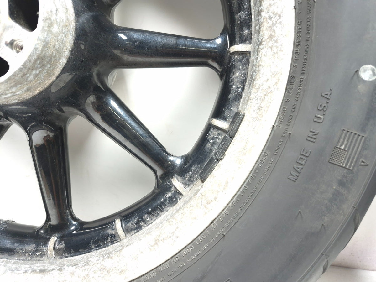 2008 Harley Touring Electra Glide Ultra Wheel Rim W/ Tire Front & Rear R16x3 OEM