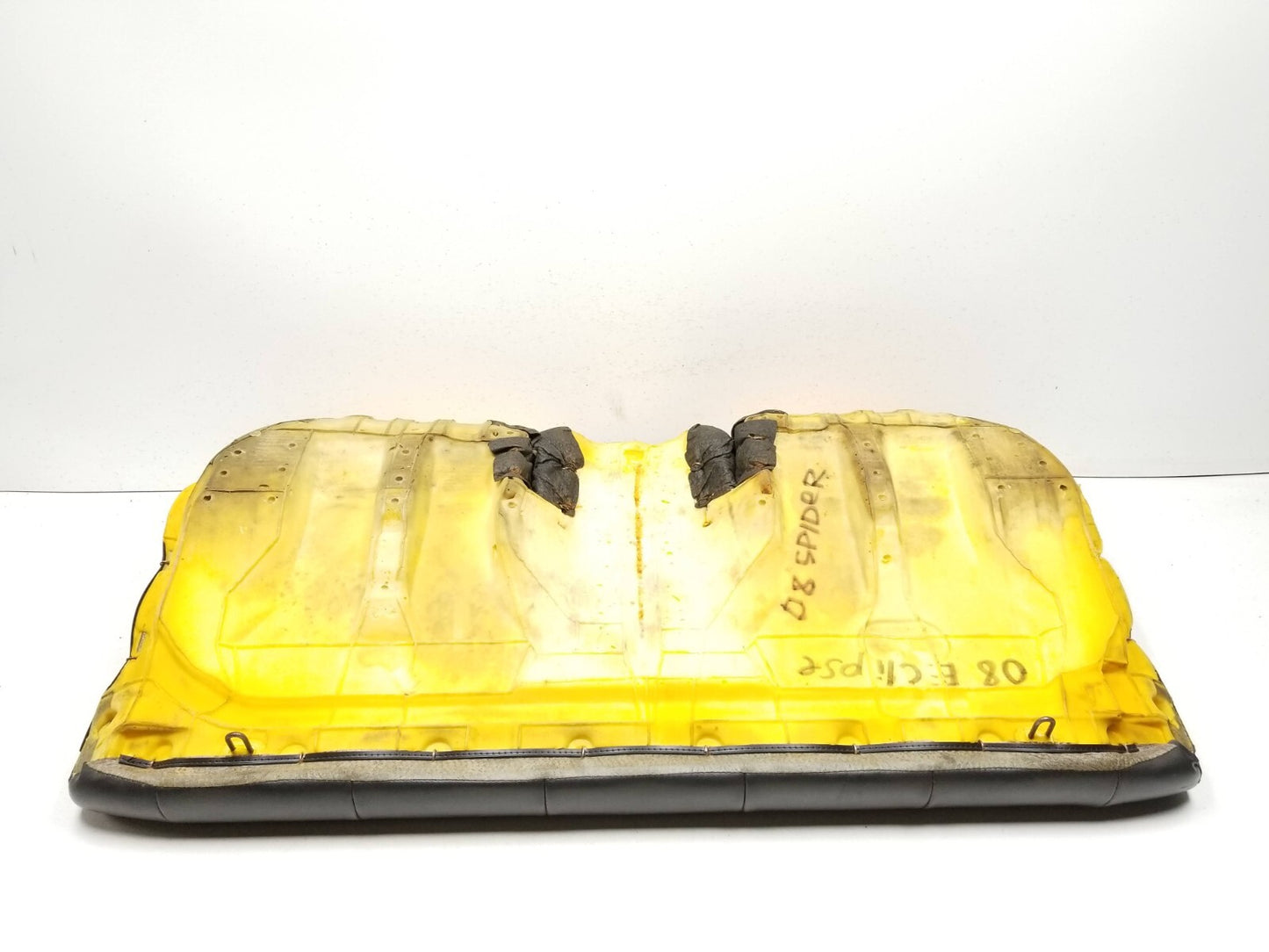 2008 Mitsubishi Eclipse Rear Seat Lower Cushion Bench Black Leather OEM