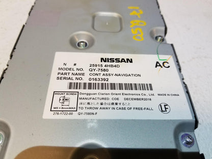 2017 Infiniti Q50 Navigation Control Module OEM